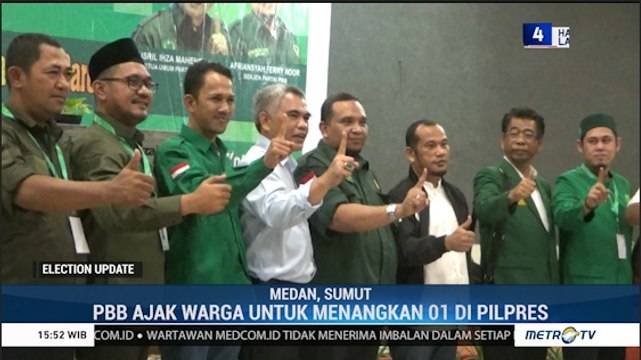 PBB Kota Medan Deklarasi Dukung Jokowi-Ma'ruf
