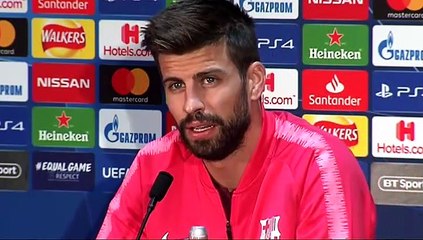 Piqué: "¿Las Champions del Madrid? Nosotros también hemos ganado..."