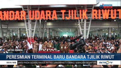 Jokowi Meresmikan Terminal Baru Bandara Tjilik Riwut di Palangka Raya