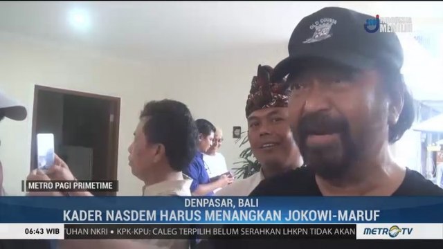 Surya Paloh Gelorakan Semangat Kader NasDem Menangkan Jokowi-Ma'ruf