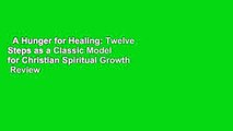 A Hunger for Healing: Twelve Steps as a Classic Model for Christian Spiritual Growth  Review