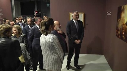 Bakanlar Soylu ve Ersoy Resim Sergisinde