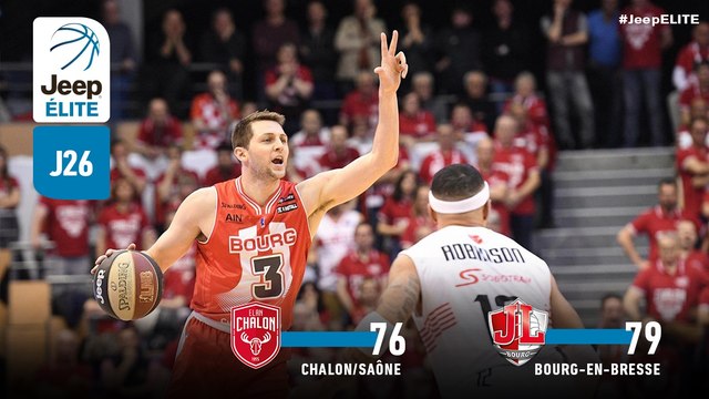 Jeep® ÉLITE : Chalon-sur-Saône vs Bourg-en-Bresse (J26)