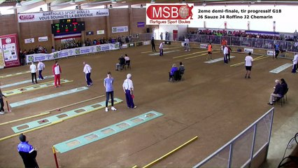 Seconde demi-finale, tir progressif G18, France Tirs, Martigues 2019