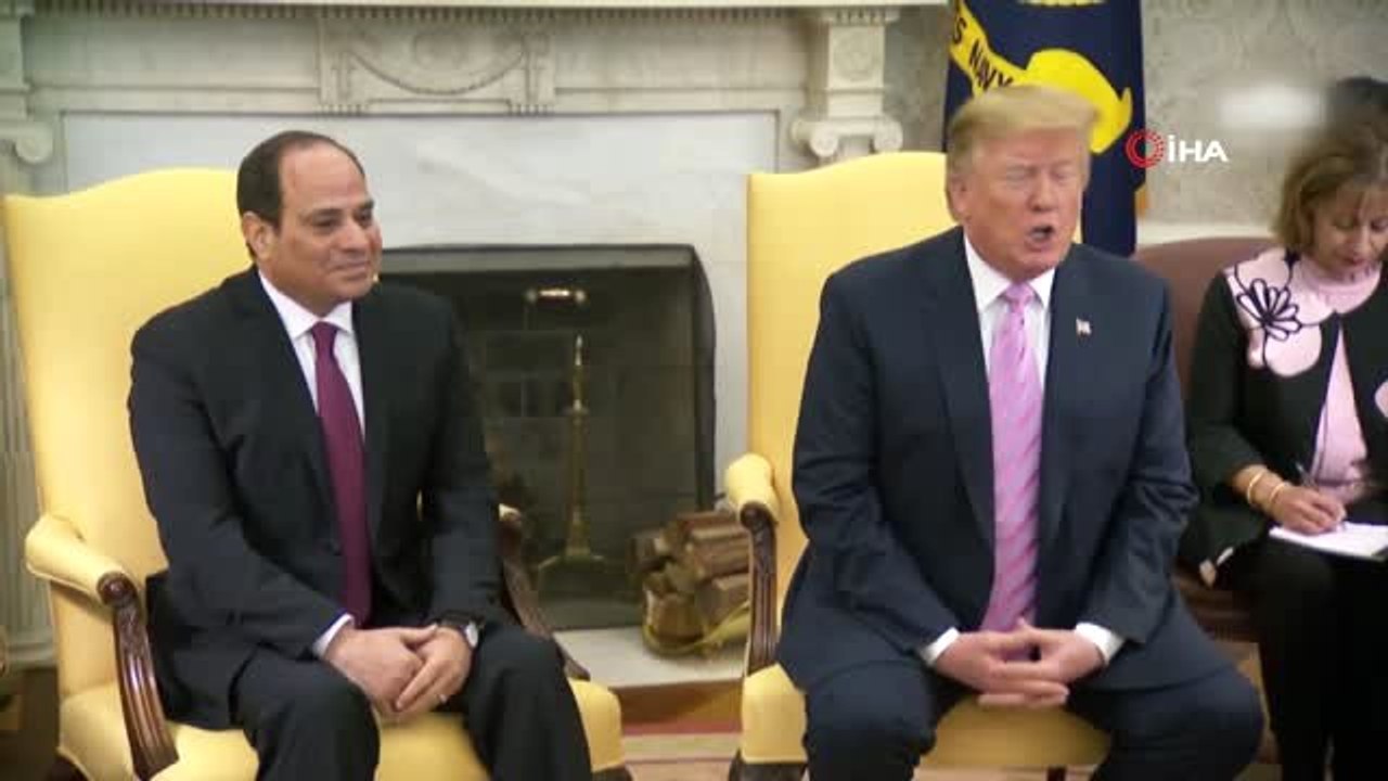 Trump, Sisi ile Bir Araya Geldi