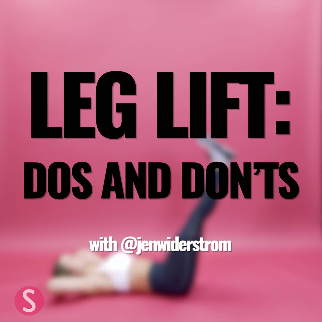 ⁣Leg Lift: Do's and Don'ts with Jen Widerstrom