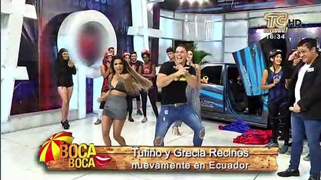 Tufiño y Grecia Recinos ahora en reality ecuatoriano