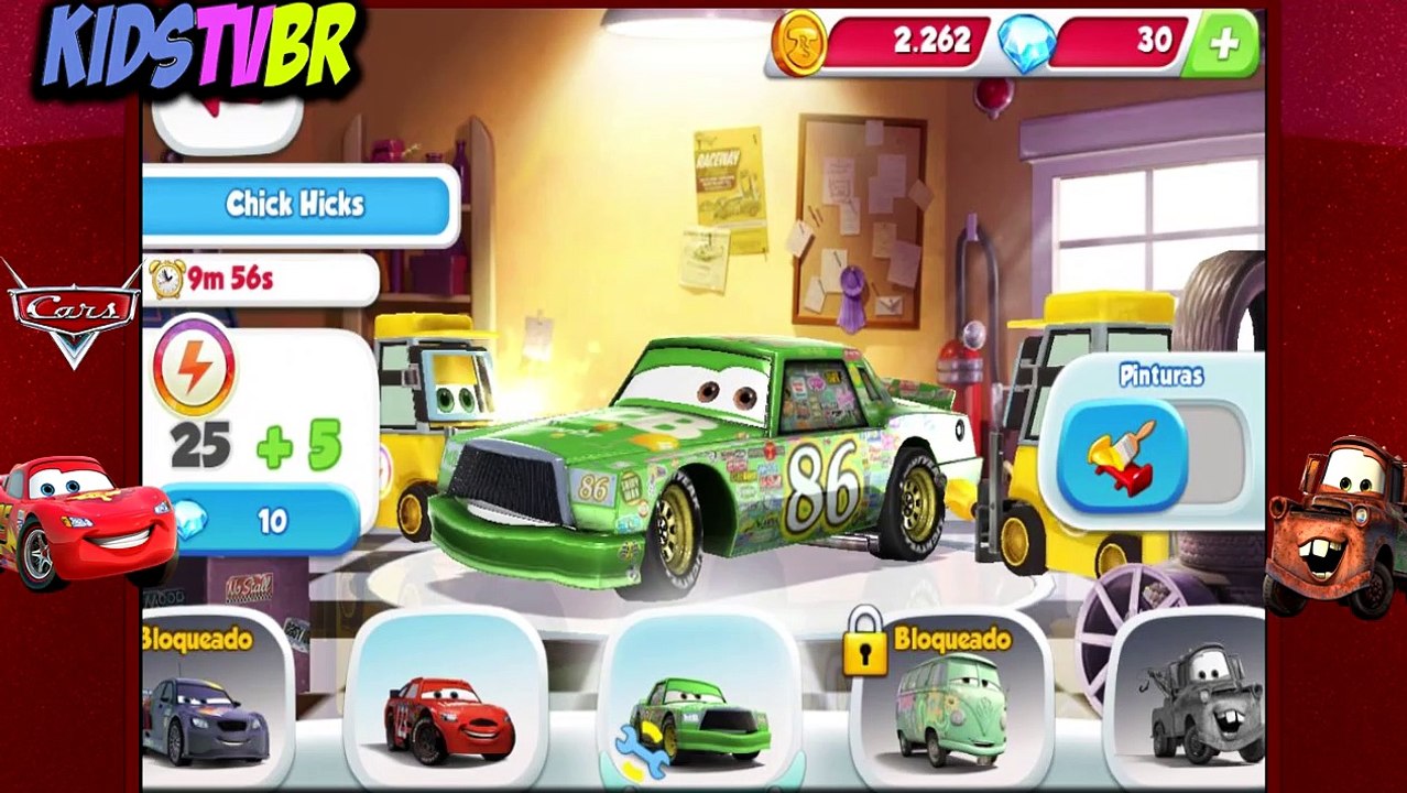 CARROS  RÁPIDOS COMO RELAMPAGO #12  CHICK VS FILMORE  DISNEY CARS FAST AS LIGHTNING  KIDS TV BR