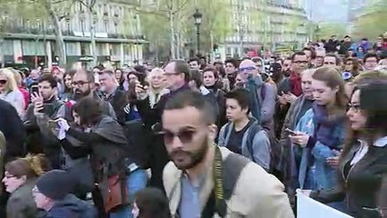 Manifestation à Paris contre les agressions transphobes