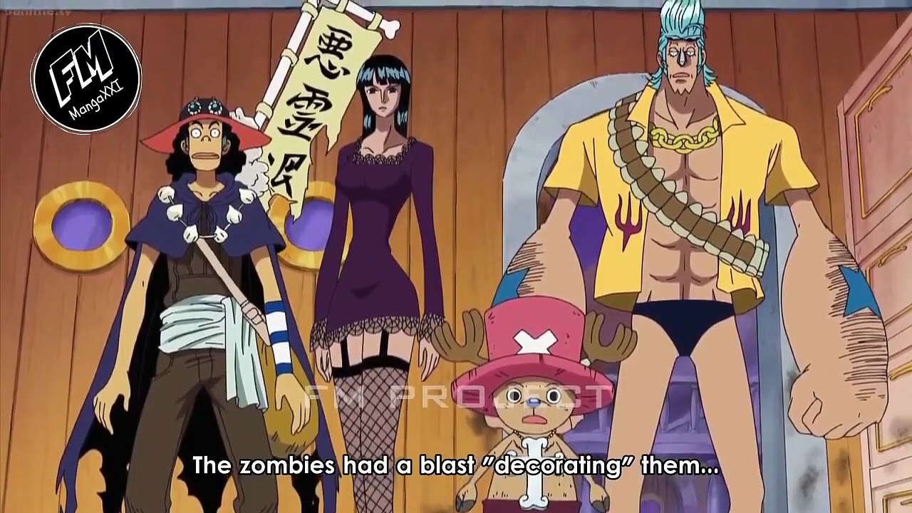 Funny One Piece English Sub - Funny Moments Monster Trio