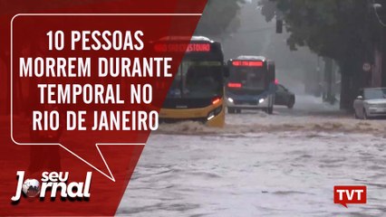 Pelo menos 10 pessoas morrem durante temporal no Rio de Janeiro