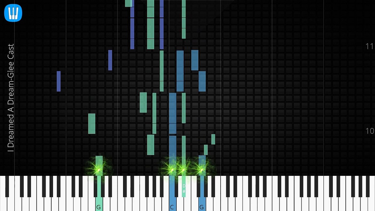  [Piano Solo]I Dreamed A Dream, Glee Cast-Synthesia Piano Tutorial