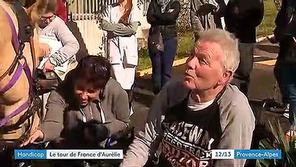 Tour de France HANDIDREAM d'Aurelie Brihmat : ETAPE A NIMES dans un centre de rééducation F3 9AV2019