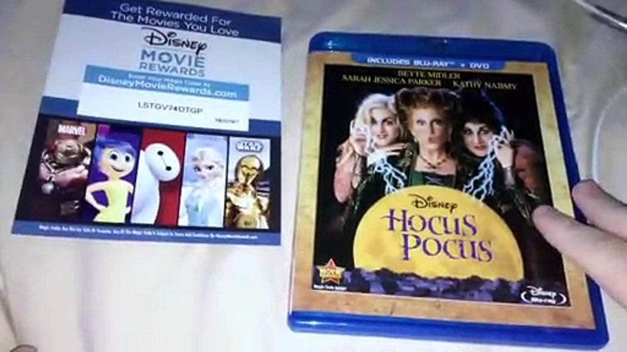 Hocus Pocus Blu-Ray/DVD Unboxing