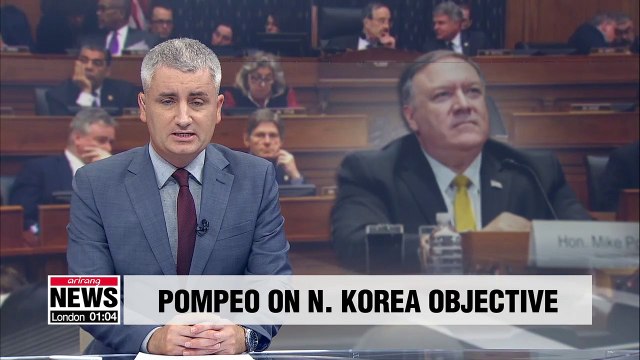 U.S. aims to achieve FFVD, reduced risk from N. Korea in conventional measures: Pompeo