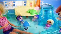 LOL Family in Barbie Pool Surf Routine with Punk Boi Wave 2