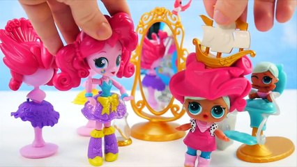 LOL Surprise Dolls visit Pinkie Pie Wrong Hair Salon