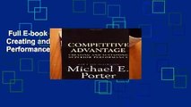 Full E-book  Competitive Advantage: Creating and Sustaining Superior Performance  Best Sellers