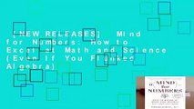 [NEW RELEASES]  Mind for Numbers: How to Excel at Math and Science (Even If You Flunked Algebra)