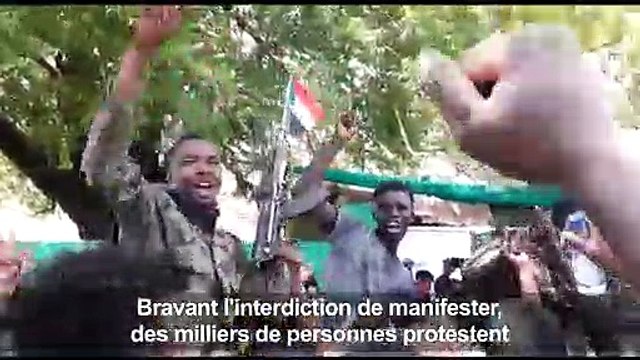 Soudan: 4e jour de manifestation devant le QG de l'armée