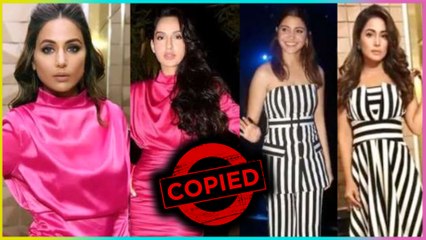 These SUPERSTAR Actresses Have Copied Hina Khan's OUTFIT