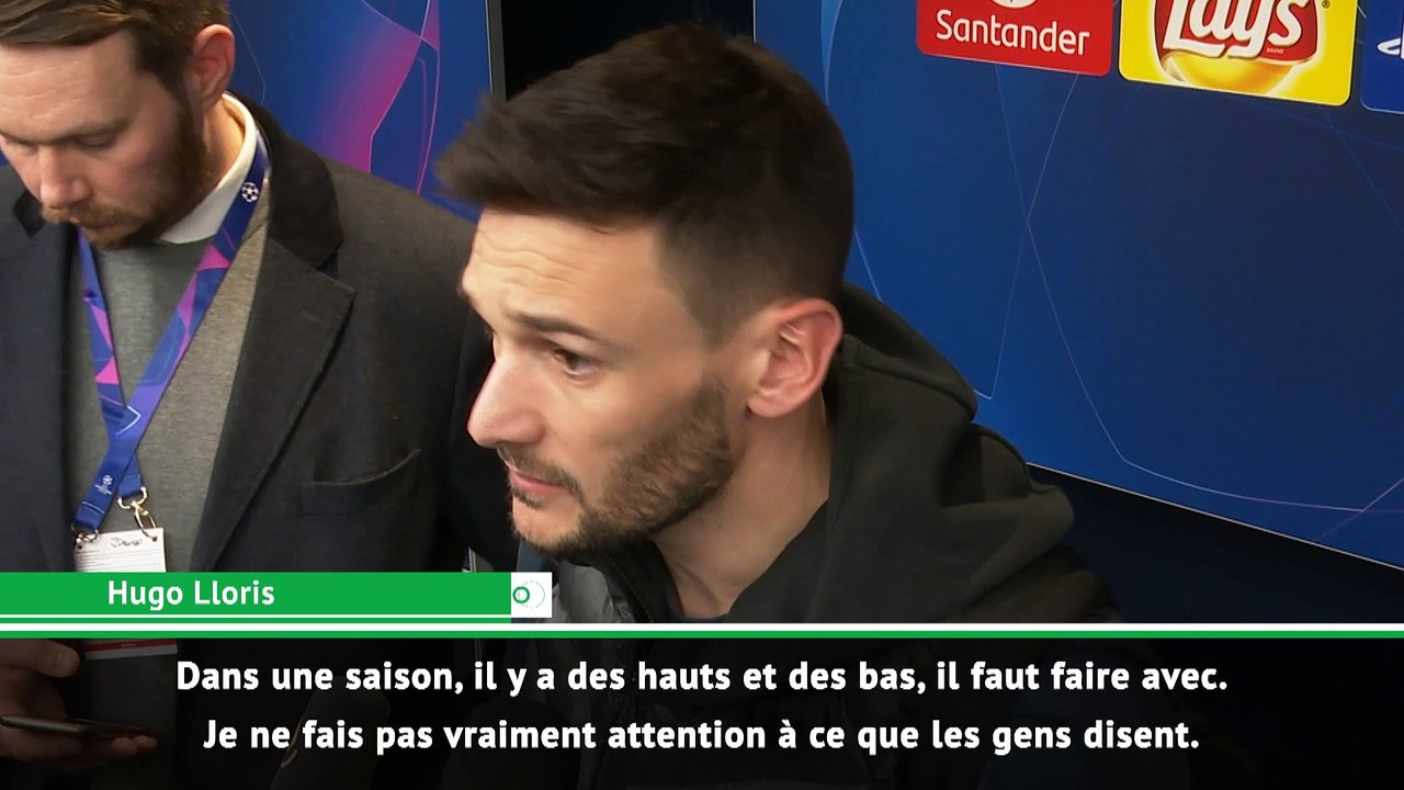 Hugo Lloris : "Il faut répondre aux critiques sur le terrain"