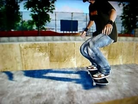 EA Skate neila Frontflip + Backflip banlieue (PS3 suburbs)