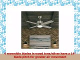 Hampton Bay 42nd Street 52 in Indoor Brushed NickelPolished Nickel Ceiling Fan with