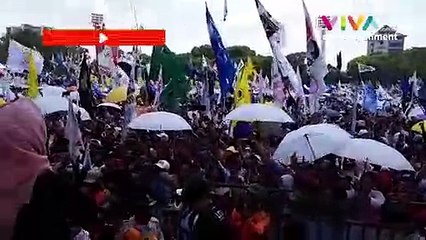 Nissa Sabyan Diantara Ribuan Pendukung Prabowo