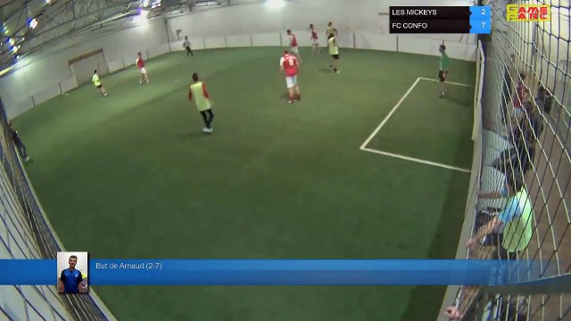 But de Arnaud (2-7) - LES MICKEYS Vs FC CONFO - 09/04/19 21:00 - LIGUE 4 - Poitiers Game Parc