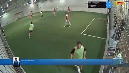 But de Valentin (3-7) - LES MICKEYS Vs FC CONFO  - 09/04/19 21:00 - LIGUE 4  - Poitiers Game Parc