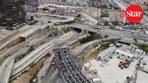 İstanbul trafiğini çözecek proje havadan görüntülendi