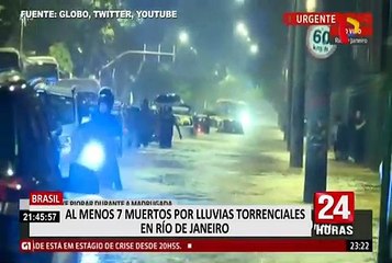 Al menos siete muertos dejó fuertes lluvias en Brasil