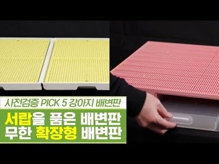 서랍 품은 서랍형 배변판 & 무한 증량 확장형 배변판 [펫과사전] 9회