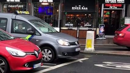 'Invisible Box' prank makes confused drivers get out their cars whilst in traffic