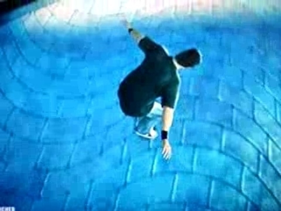 EA Skate neila Gap + wallride (PS3 centre ville downtown)