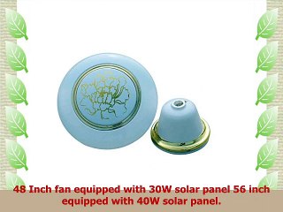 Tải video: Generic Solar Ceiling Fan and Controller 48 inch without Mounting Brackets for Solar