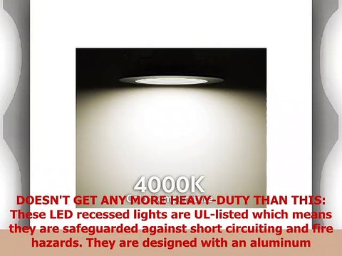 Otronics 56 inch Dimmable LED Recessed Light Fixture15W100w Replacement 1100