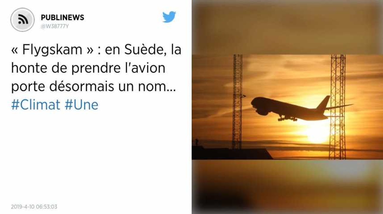 « Flygskam » : en Suède, la honte de prendre l'avion porte désormais un nom...