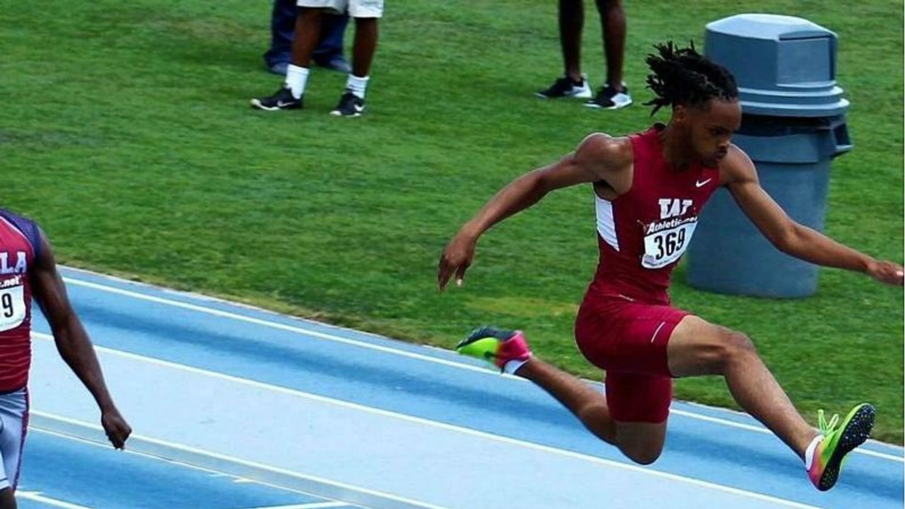 Paralysed star athlete fulfills dream of going back to track