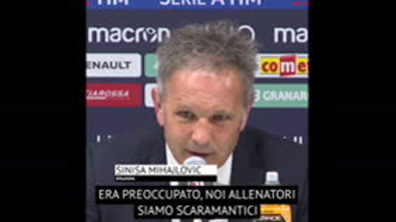 Mihajlovic: "Saputo? Con lui perdevamo sempre..."
