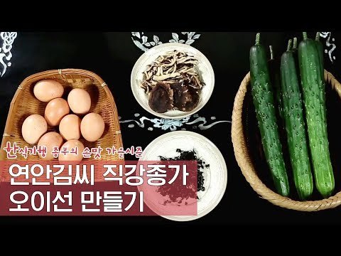 연안 김씨 직강종가의 오이선 [한식기행 종부의 손맛-가을] 3회
