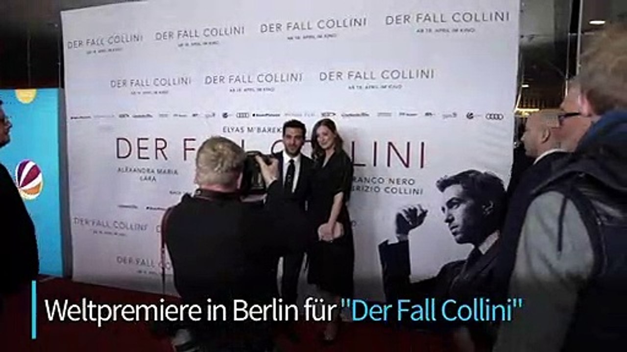 Krimi-Fan M'Barek bei Weltpremiere von 'Der Fall Collini'