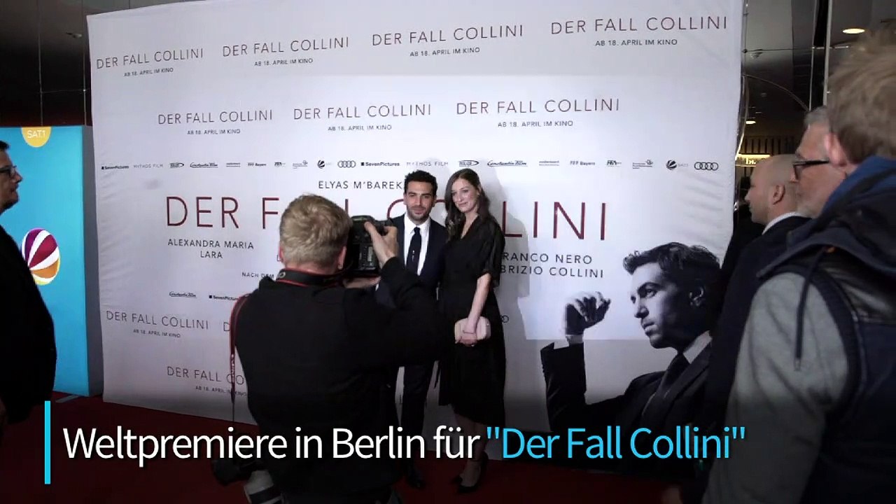 Krimi-Fan M'Barek bei Weltpremiere von 'Der Fall Collini'