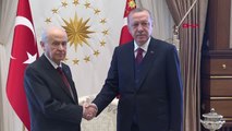 Cumhurbaşkanı Erdoğan, MHP Lideri Bahçeli'yi Kabul Etti