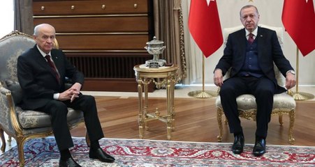 Son Dakika! Gözlerin Çevrildiği Erdoğan-Bahçeli Görüşmesi Başladı