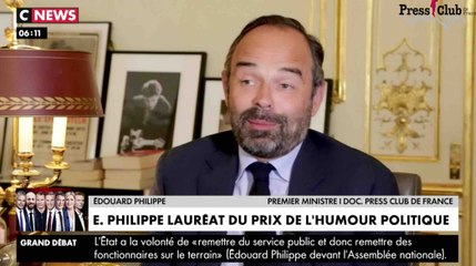 Édouard Philippe remporte le Prix de l'humour politique - ZAPPING ACTU DU 10/04/2019