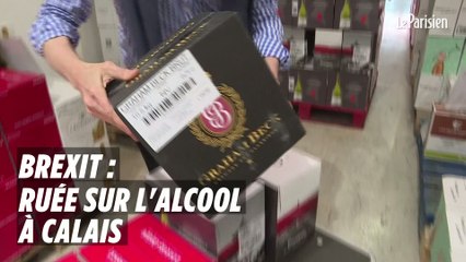 Brexit : ruée sur l'alcool à Calais