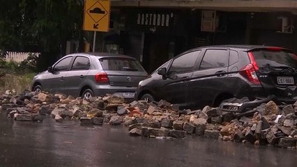 Brésil : des pluies diluviennes ont déferlé sur Rio