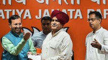 Gurjar Leader Kirori Singh Bainsla and his son Vijay Bainsla joins BJP | Oneindia News
